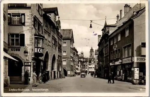 56526 - Deutschland - Lindau , Bodensee , Maximilianstrasse , Feldpost - gelaufen 1941