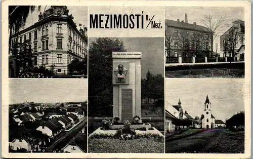 56527 - Tschechien - Mezimostí nad Neárkou , Mehrbildkarte - gelaufen 1941