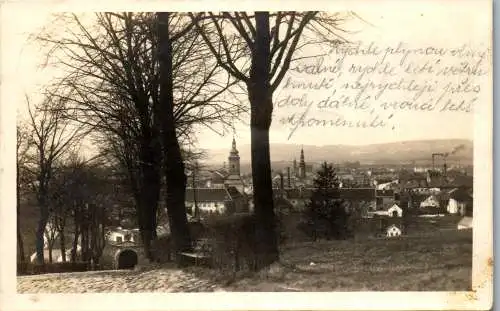 56534 - Tschechien - Mährisch Trübau , vom Kreuzberg , Panorama - gelaufen 1929