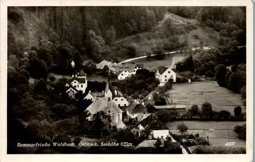 56562 - Steiermark - Waldbach , Oststeiermark , Panorama - gelaufen 1939