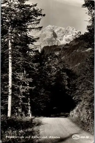 56563 - Kärnten - Plöckenstrasse , mit Kellerwand - gelaufen 1939