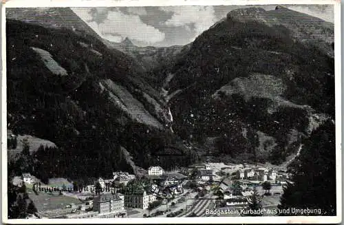 56573 - Salzburg - Bad Gastein , Kurbadehaus und Umgebung - gelaufen