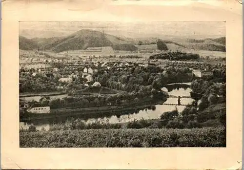 56581 - Tschechien - Kláterec nad Oh?í , Panorama , Zensur - gelaufen 1947