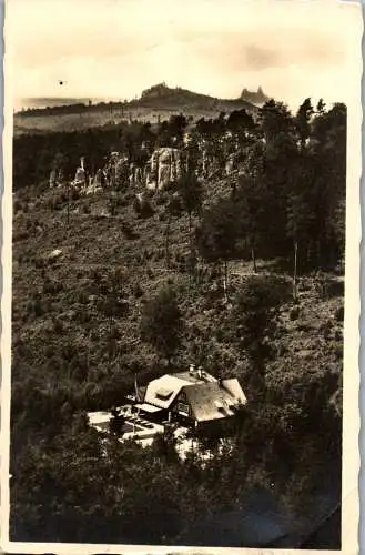 56589 - Tschechien - Prachovské skály , Prachower Felsen , Trosky - gelaufen 1942