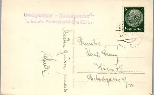 56592 - Kärnten - Heiligenblut , Franz Josefshaus u. Groß Glockner , Pasterze - gelaufen