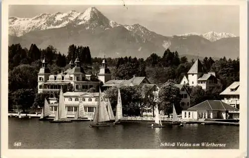 56593 - Kärnten - Velden , Schloß Velden am Wörthersee - gelaufen 1951