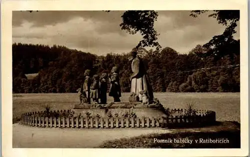 56620 - Tschechien - Ceska Skalice , Ratibo?ice , Pomnik babicky - gelaufen 1941