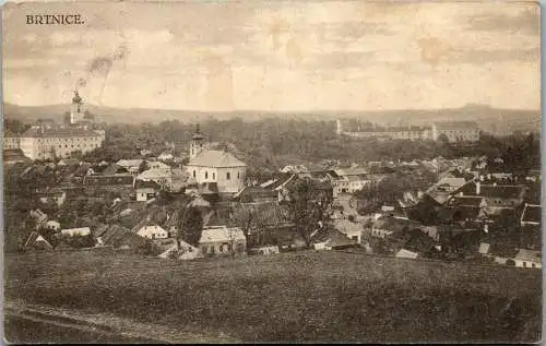 56636 - Tschechien - Brtnice , Pitnitz , Panorama - gelaufen