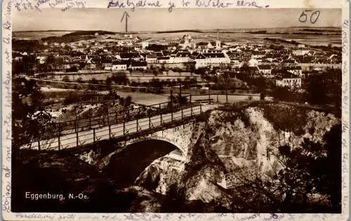 56641 - Niederösterreich - Eggenburg , Panorama - gelaufen 1929