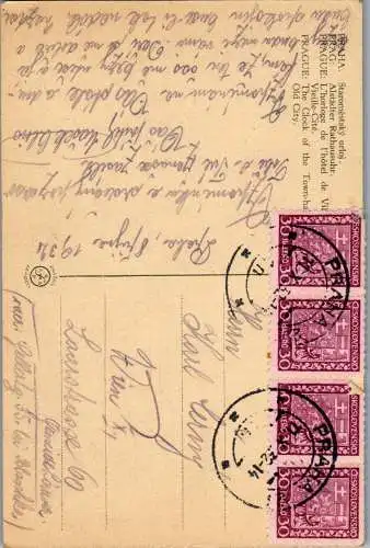 56644 - Tschechien - Praha , Prag , Staromestsky orloj - gelaufen 1932