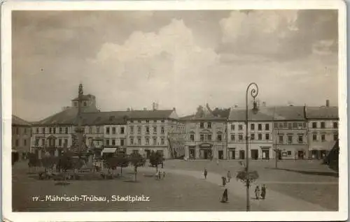 56646 - Tschechien - Mährisch Trübau , Moravská T?ebová , Stadtplatz - gelaufen