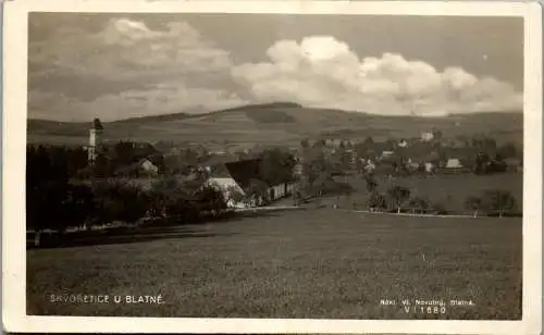 56653 - Tschechien - kvo?etice u Blatne , Panorama - gelaufen