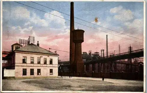 56665 - Tschechien - Vitkovice , Reditelstvi a vysoke pece , Direktionsgebäude und Hochöfen - gelaufen 1931