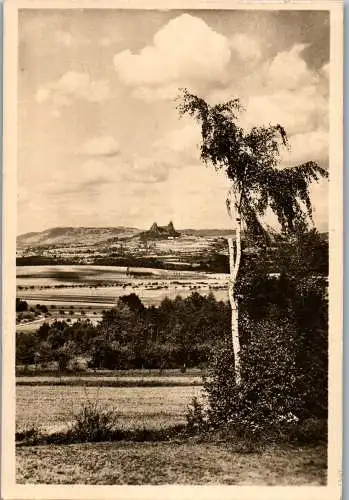 56672 - Tschechien - Cesky raj , Trosky , Burgruine , Panorama - gelaufen 1943