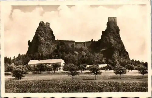56674 - Tschechien - Trosky , Cesky Raj , Burgruine - gelaufen