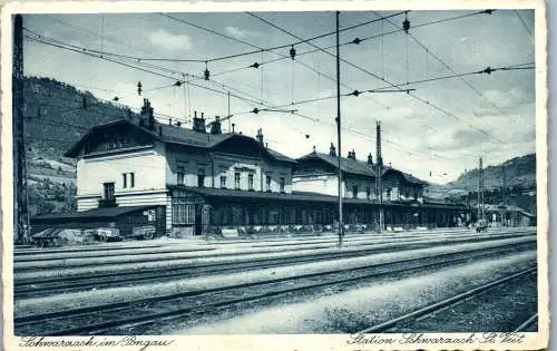 56695 - Salzburg - Schwarzach , im Pongau , Station Schwarzach St. Veit , Bahnhof - gelaufen 1943