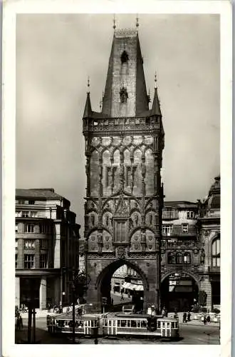 56703 - Tschechien - Praha , Prag , Prasna brana , Pulveturm - gelaufen