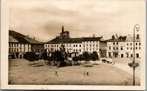 56714 - Tschechien - Mährisch Trübau , Moravská T?ebová , Stadtplatz - gelaufen 1931