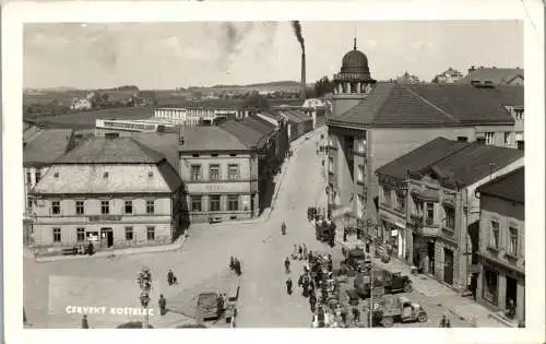 56727 - Tschechien - ?ervený Kostelec , Rothkosteletz , Stadtmotiv - gelaufen 1941