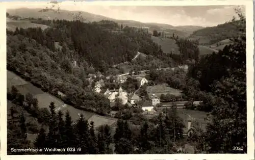 56763 - Steiermark - Waldbach , Panorama - gelaufen