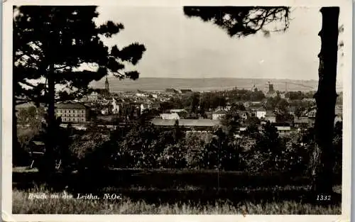 56764 - Niederösterreich - Bruck an der Leitha , Panorama - gelaufen 1938