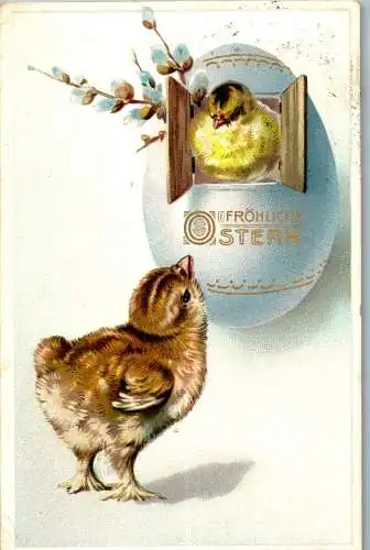 56797 - Feiern und Feste - Ostern , Fröhliche Ostern - gelaufen 1913