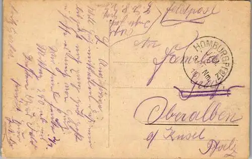 56831 - Künstlerkarte - H. Strieffler , Liebesgaben im Weltkrieg , Feldpost - gelaufen 1915