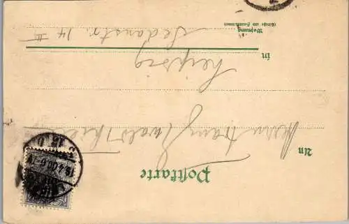 56846 - Künstlerkarte - Motiv , Warte du alter Sünder - gelaufen 1900