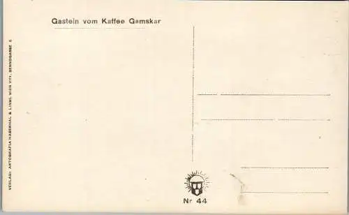 56915 - Salzburg - Bad Gastein , Gastein vom Kaffee Gamskar - nicht gelaufen