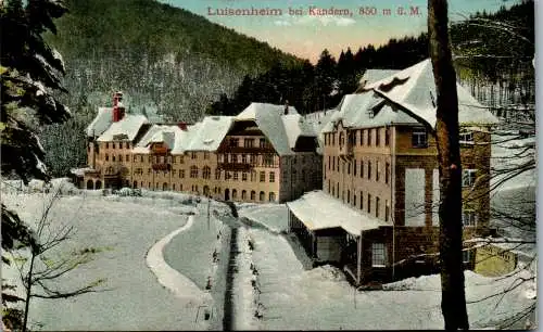 56946 - Deutschland - Kandern , Luisenheim , Winter - gelaufen 1923