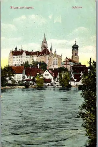 56947 - Deutschland - Sigmaringen , Schloss - gelaufen 1910