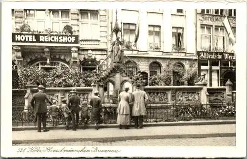 56955 - Deutschland - Köln , Heinzelmännchen Brunnen , Hotel Reichshof - nicht gelaufen 1926