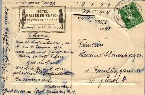 56971 - Deutschland - Kronberg , Cronberg im Taunus von Schönberg aus gesehen - gelaufen 1913
