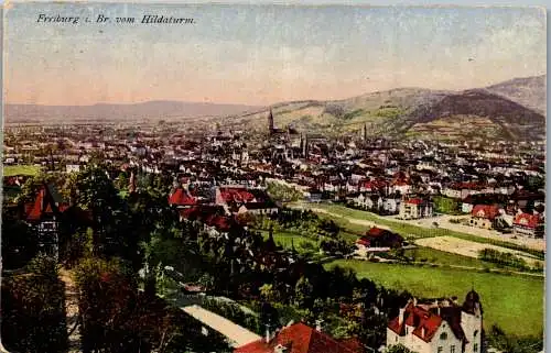 56981 - Deutschland - Freiburg , i. Br. vom Hildaturm - nicht gelaufen