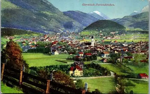 56991 - Deutschland - Garmisch Partenkirchen , Panorama - nicht gelaufen