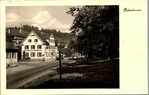 56998 - Deutschland - Bebenhausen , Gasthof zum Waldhorn , Besitzer Friedrich Schaal - gelaufen 1951