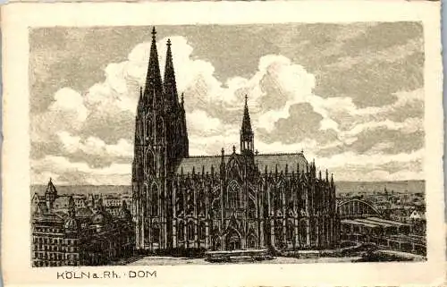 57008 - Deutschland - Köln , Dom - nicht gelaufen