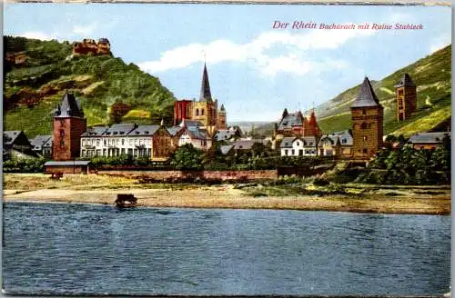 57047 - Deutschland - Bacharach , mit Ruine Stahleck - nicht gelaufen