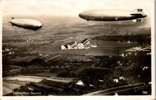 57071 - Zeppelin - Luftschiffbau , Friedrichshafen , NS Symbolik - nicht gelaufen