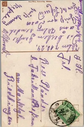 57077 - Deutschland - Ulm , Münster von Osten , Zeppelin - gelaufen 1924