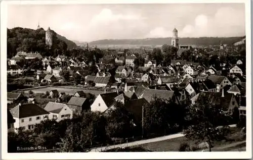 57094 - Deutschland - Biberach Riss , Panorama - gelaufen 1952