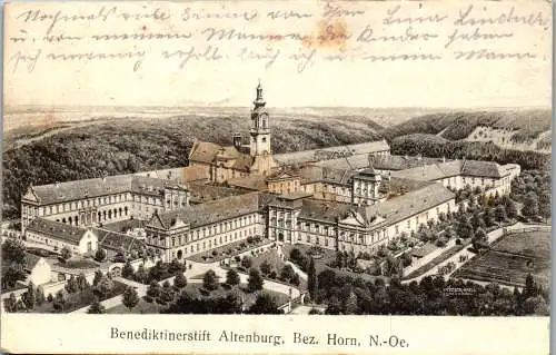 57101 - Niederösterreich - Altenburg , Benediktinerstift Altenburg , Horn - gelaufen 1922