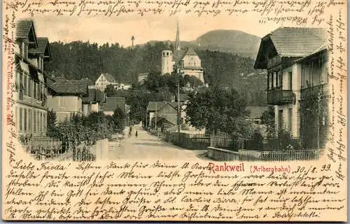 57106 - Vorarlberg - Rankweil , Stadtpartie , Arlbergbahn - gelaufen 1899