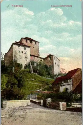 57108 - Vorarlberg - Feldkirch , Schloss Schattenburg - gelaufen 1913