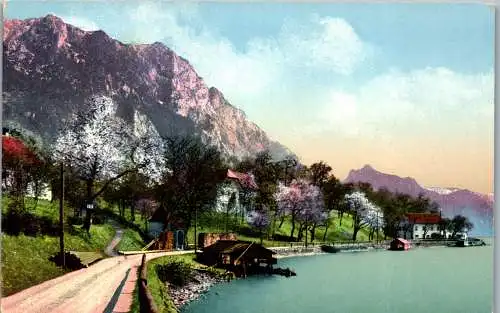 57116 - Oberösterreich - Gmunden , Unterm Stein , Salzkammergut - nicht gelaufen 1913