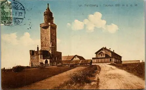 57120 - Deutschland - Großer Feldberg , im Taunus - gelaufen 1913