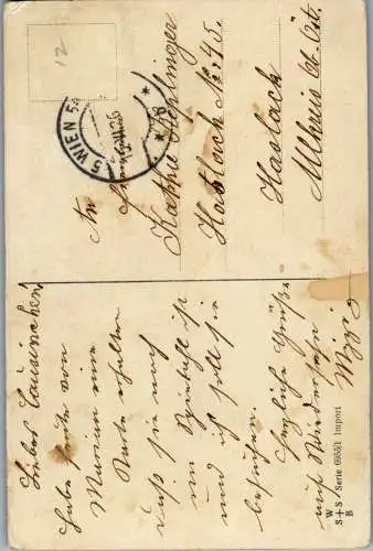 57124 - Künstlerkarte - Kinder , Abbildung , Mädchen , Apfel - gelaufen 1926