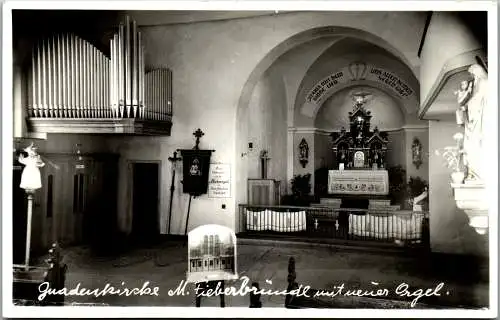 57146 - Steiermark - Maria Fieberbründl , Gnadenkirche mit neuer Orgel , Inneres - nicht gelaufen