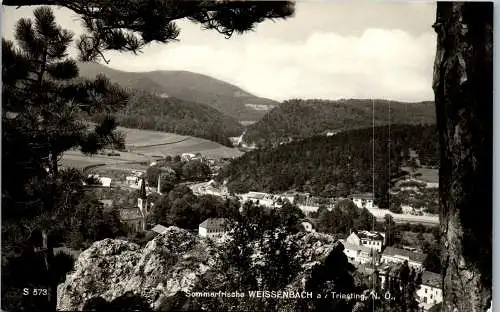 57153 - Niederösterreich - Weissenbach , Triesting , Sommerfrische , Panorama - gelaufen 1960