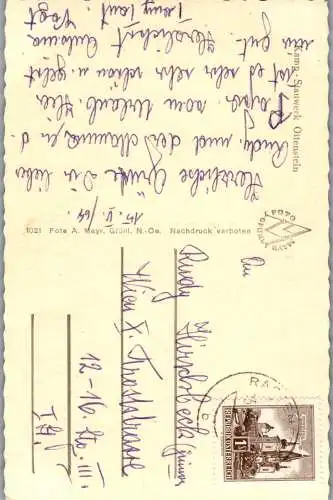 57167 - Niederösterreich - Ottenstein , Kamp , Stauwerk - gelaufen 1964